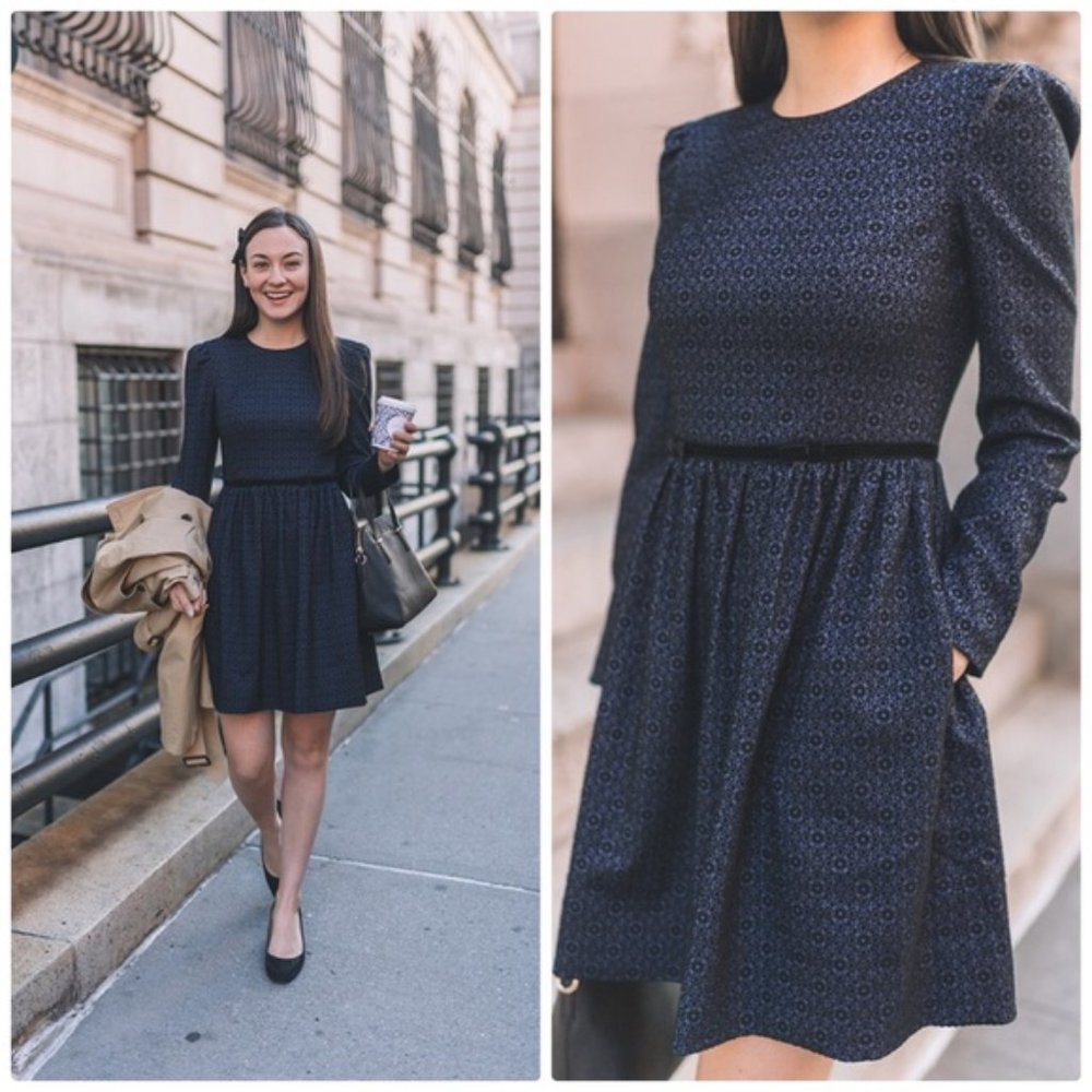 Nordstrom Holiday Exclusive GMG Callie in Navy EUC